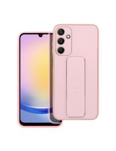 Etui LEATHER Case Kickstand pour SAMSUNG Galaxy A25 5G ROSE 2