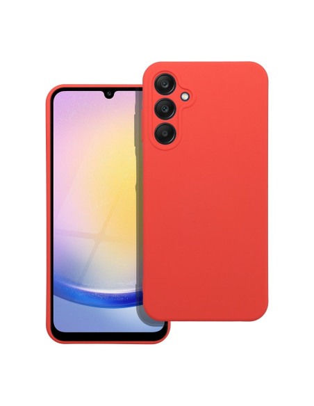 COQUE SILICONE pour SAMSUNG Galaxy A25 5G pêche