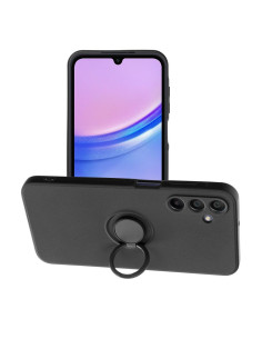 Coque SILICONE RING pour SAMSUNG Galaxy A15 5G / A15 4G noir