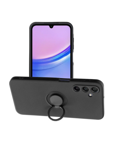 Coque SILICONE RING pour SAMSUNG Galaxy A15 5G / A15 4G noir