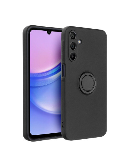 Coque SILICONE RING pour SAMSUNG Galaxy A15 5G / A15 4G noir