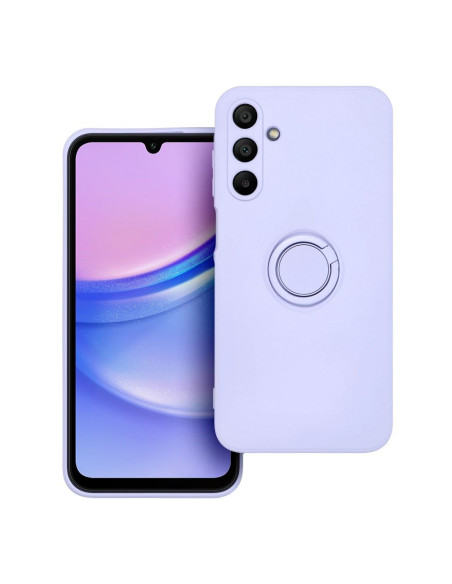 Coque SILICONE RING pour SAMSUNG Galaxy A15 5G / A15 4G violet
