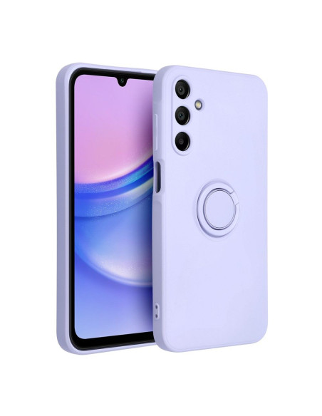 Coque SILICONE RING pour SAMSUNG Galaxy A15 5G / A15 4G violet