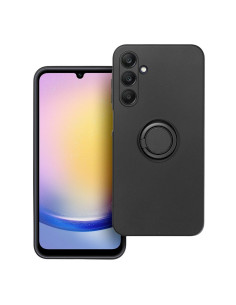 Coque SILICONE RING pour SAMSUNG Galaxy A25 5G noir 2