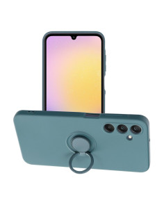 Coque SILICONE RING pour SAMSUNG Galaxy A25 5G vert