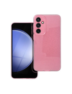 Coque CLEAR CASE 2mm BLINK pour SAMSUNG S23 FE rose