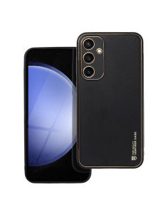 Etui LEATHER Case en cuir pour SAMSUNG Galaxy S23 FE NOIR