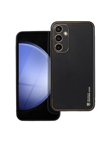 Etui LEATHER Case en cuir pour SAMSUNG Galaxy S23 FE NOIR