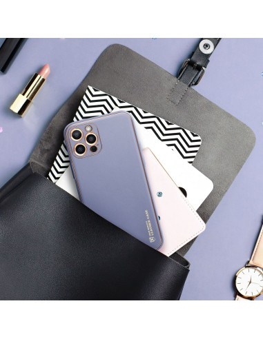 Etui LEATHER Case en cuir pour SAMSUNG Galaxy S23 FE BLEU