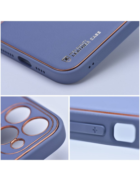 Etui LEATHER Case en cuir pour SAMSUNG Galaxy S23 FE BLEU