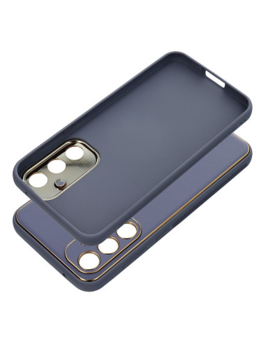 Etui LEATHER Case en cuir pour SAMSUNG Galaxy S23 FE BLEU