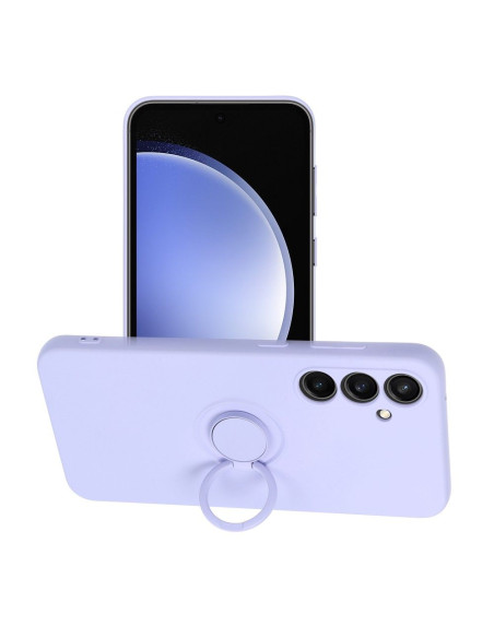 Coque SILICONE RING pour SAMSUNG Galaxy S23 FE violet