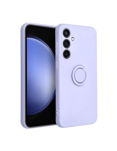 Coque SILICONE RING pour SAMSUNG Galaxy S23 FE violet