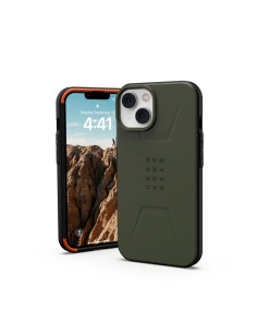 Coque ( UAG ) Urban Armor Gear Civilian compatible avec MagSafe pour IPHONE 14 PLUS vert