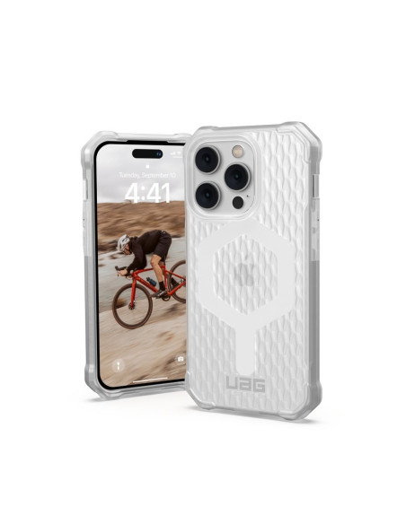 ( UAG ) Urban Armor Gear Essential Armor case for IPHONE 14 PRO MAX compatible with MagSafe frosted ice