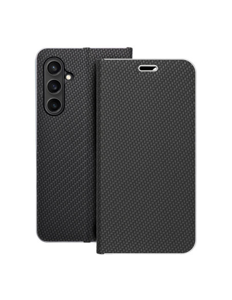 Etui LUNA Carbon pour SAMSUNG S23 FE noir