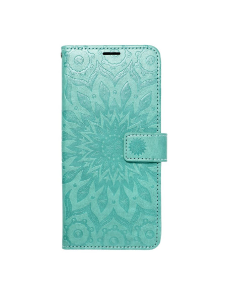 Etui MEZZO Book pour SAMSUNG S23 FE mandala vert