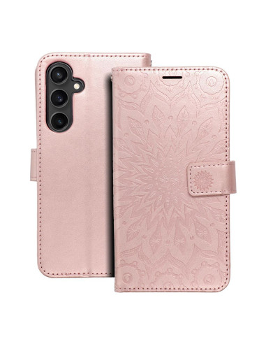Etui MEZZO Book pour SAMSUNG S23 FE mandala or rose