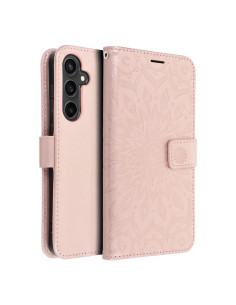 Etui MEZZO Book pour SAMSUNG S23 FE mandala or rose 2