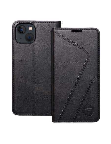 FORCELL F-PROTECT RFID Blocker Book pour IPHONE 13 noir