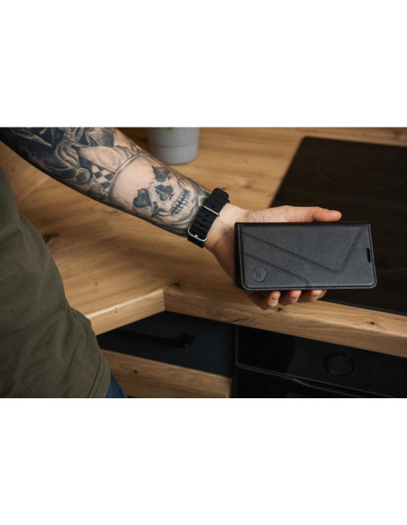 FORCELL F-PROTECT RFID Blocker Book pour IPHONE 13 noir