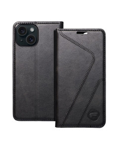 FORCELL F-PROTECT RFID Blocker book case for IPHONE 15 black 2