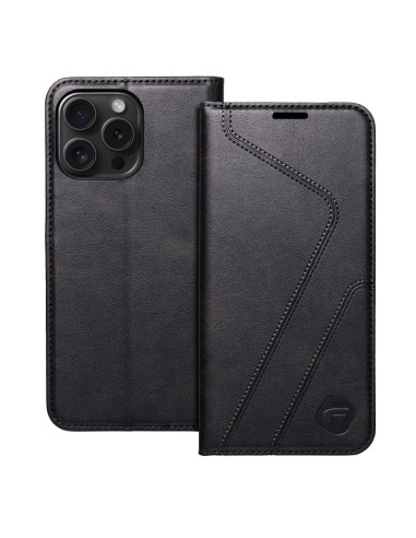 FORCELL F-PROTECT RFID Blocker Book pour IPHONE 15 PRO MAX noir