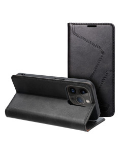 FORCELL F-PROTECT RFID Blocker Book pour IPHONE 14 PRO noir