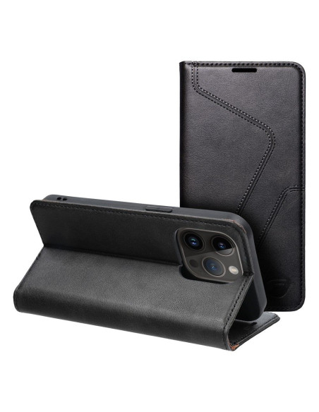 FORCELL F-PROTECT RFID Blocker Book pour IPHONE 14 PRO noir
