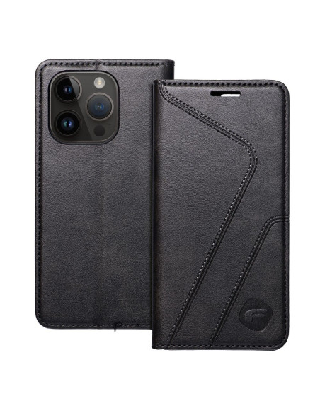 FORCELL F-PROTECT RFID Blocker Book pour IPHONE 14 PRO noir