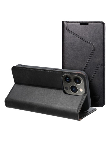 FORCELL F-PROTECT RFID Blocker Book pour IPHONE 13 PRO noir