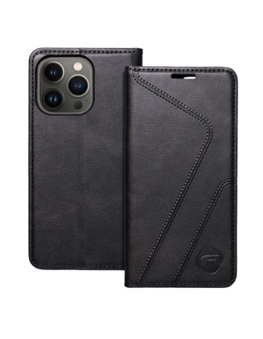 FORCELL F-PROTECT RFID Blocker Book pour IPHONE 13 PRO noir