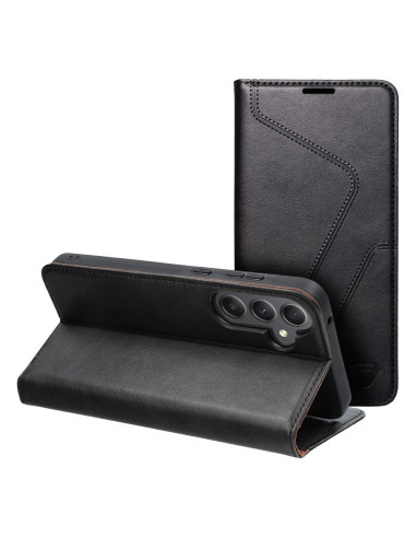 FORCELL F-PROTECT RFID Blocker Book pour SAMSUNG A35 noir