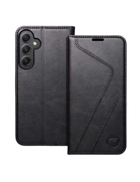 FORCELL F-PROTECT RFID Blocker Book pour SAMSUNG A35 noir