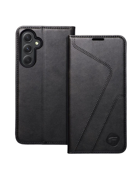 FORCELL F-PROTECT RFID Blocker Book pour SAMSUNG A54 noir