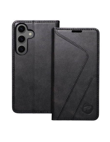 FORCELL F-PROTECT RFID Blocker Book pour SAMSUNG S24 noir