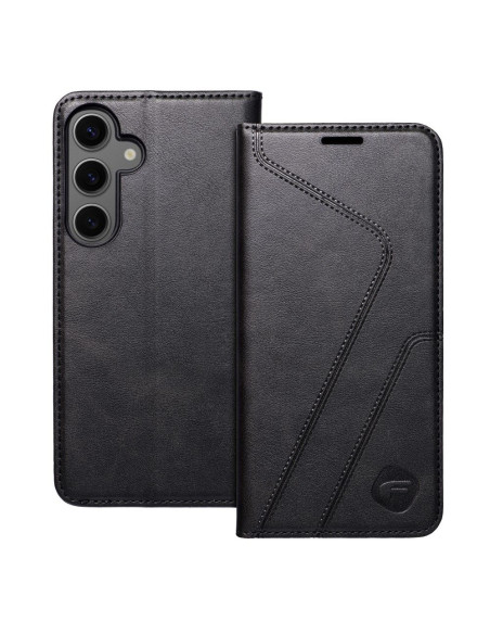 FORCELL F-PROTECT RFID Blocker Book pour SAMSUNG S24 PLUS noir