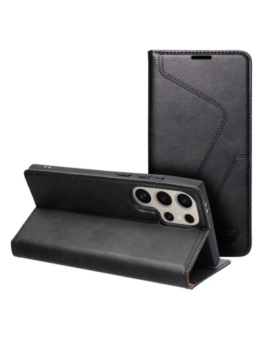 FORCELL F-PROTECT RFID Blocker Book pour SAMSUNG S24 ULTRA noir
