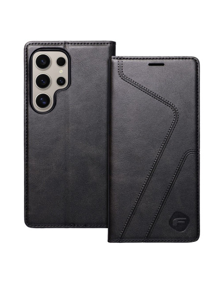 FORCELL F-PROTECT RFID Blocker Book pour SAMSUNG S24 ULTRA noir