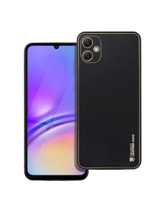 Etui LEATHER Case en cuir pour SAMSUNG Galaxy A05 NOIR