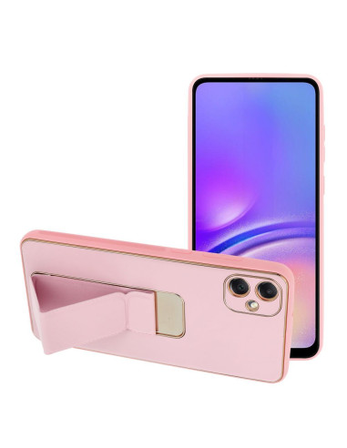 Etui LEATHER Case Kickstand pour SAMSUNG Galaxy A05 ROSE