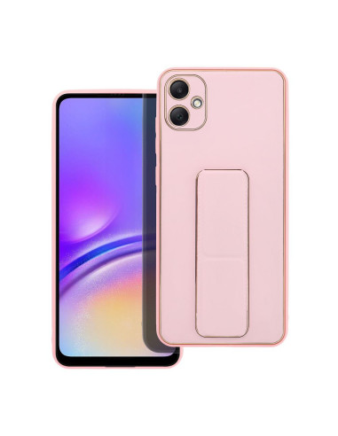 Etui LEATHER Case Kickstand pour SAMSUNG Galaxy A05 ROSE