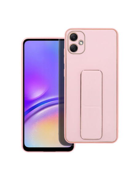 Etui LEATHER Case Kickstand pour SAMSUNG Galaxy A05 ROSE