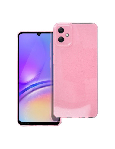 Coque transparente 2mm BLINK pour SAMSUNG A05 rose