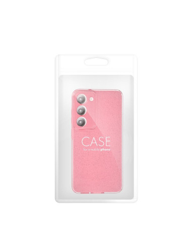 Coque transparente 2mm BLINK pour SAMSUNG A05 rose