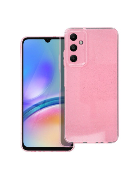 Coque transparente 2mm BLINK pour SAMSUNG A05S rose