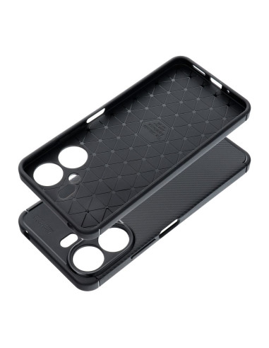 Coque CARBONE PREMIUM pour XIAOMI Redmi 13C / POCO C65 noir