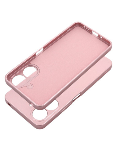 Coque METALLIC pour XIAOMI Redmi 13C / POCO C65 rose