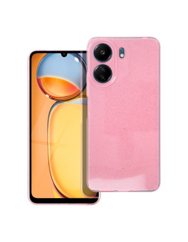 Coque transparente 2mm BLINK pour XIAOMI Redmi 13C / POCO C65 rose