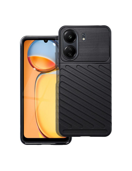 Coque THUNDER pour XIAOMI Redmi 13C / POCO C65 noir
